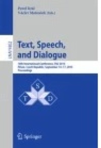 Text, Speech, and Dialogue