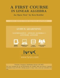 A First Course in Linear Algebra