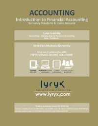 Accounting : Introduction to Financial Accounting