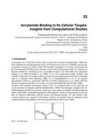 Acrylamide Binding To Its Cellular Targets