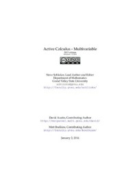 Active Calculus, 2015 Edition