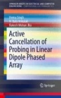 Active Cancellation of Probing in Linear Dipole Phased Array