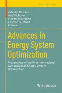 Advances in Energy System Optimization : Proceedings of the 2nd International Symposium on Energy System Optimization