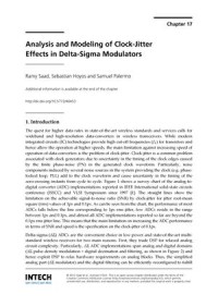 Analysis and Modeling of Clock-Jitter Effects in Delta-Sigma Modulators
