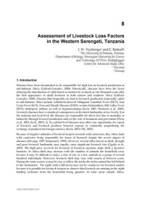 Assessment of Livestock Loss Factors in the Western Serengeti, Tanzania