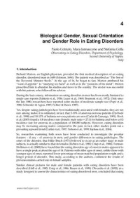 Biological Gender, Sexual Orientation and Gender Role in Eating Disorders