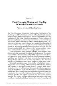 CHAPTER 2 First Contacts, Slavery and Kinship in North-Eastern Amazonia