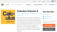 Calculus Volume 2