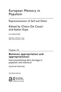 Chapter 10 Between appropriation and appropriateness