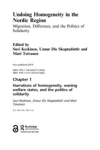 Chapter 1 Narrations of homogeneity, waning welfare states, and the politics of solidarity