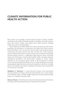 Climate Information for Public Health Action