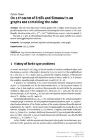 Chapter On a theorem of Erdős and Simonovits on graphs not containing the cube