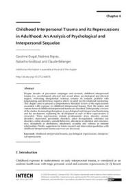 Childhood interpersonal Trauma and Its Repercussions in Adulthood
An Analysis of Psychological and interpersonal Sequelae