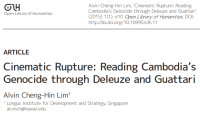 Cinematic Rupture; Reading Cambodia’s Genocide through Deleuze and Guattari