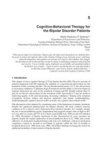 Cognitive-Behavioral Therapy for the Bipolar Disorder Patients