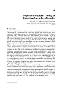 Cognitive-Behavioral Therapy of Obsessive-Compulsive Disorder