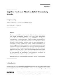 Cognitive Function in Attention Deficit Hyperactivity Disorder