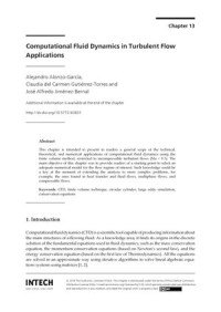 Computational Fluid Dynamics in Turbulent Flow Applications