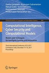 Computational Intelligence, Cyber Security and Computational Models Proceedings of ICC3 2015