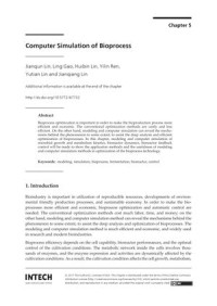 Computer Simulation of Bioprocess