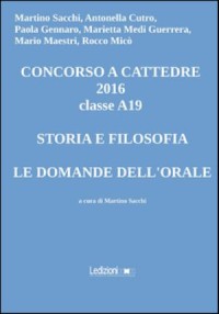 Concorso a cattedre 2016 classe A19