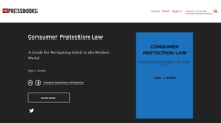 Consumer Protection Law : A Guide for Navigating Safely in the Modern World