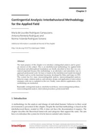 Contingential Analysis
interbehavioral Methodology For The Applied Field