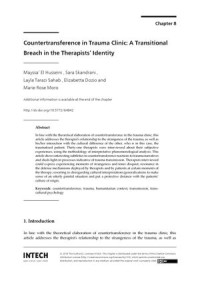 Countertransference in Trauma Clinic
a Transitional Breach in The Therapists’ Identity