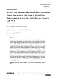 Disruption of Bradycardia During Vigilance
Autonomic Cardiac Dysregulation Is Prelude To Disinhibition, Hyperarousal, and Attention Bias in Combat Veterans With Ptsd