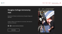 Douglas College Astronomy 1105