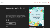 Douglas College Physics 1107