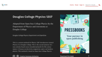 Douglas College Physics 1207