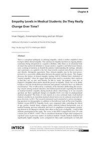 Empathy Levels in Medical Students
Do They Really Change Over Time?