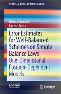 Error Estimates for Well-Balanced Schemes on Simple Balance Laws
One-Dimensional Position-Dependent Models