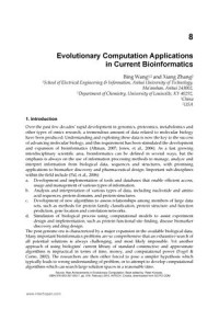 Evolutionary Computation Applications in Current Bioinformatics