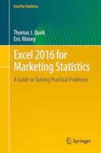 Excel 2016 for Marketing Statistics