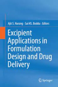 Excipient Applications in Formulation Design and Drug Delivery