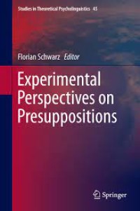 Experimental Perspectives on Presuppositions