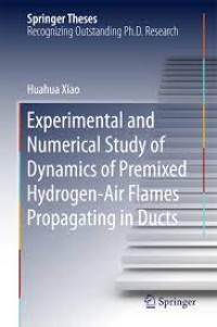 Experimental and Numerical Study of Dynamics of Premixed Hydrogen-Air Flames Propagating in Ducts