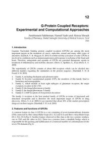 G-Protein Coupled Receptors