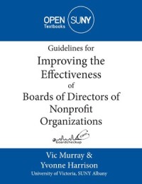 Guidelines for Improving the Effectiveness of Boards of Directors of Nonprofit Organizations