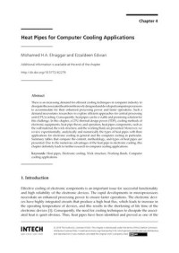 Heat Pipes for Computer Cooling Applications