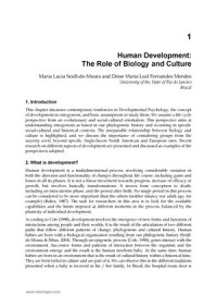 Human Development
The Role of Biology and Culture