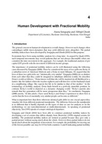 Image of Human Development with Fractional Mobility