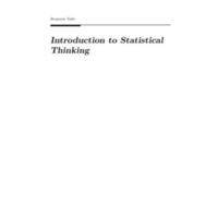 Introduction to Statistical Thinking