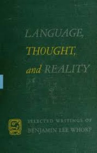 Language, Thought, and Reality (1956 edition)