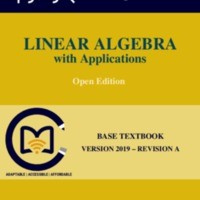 Linear Algebra with Applications. Open Edition