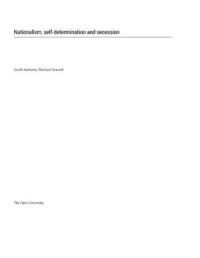 Nationalism, Self-Determination and Secession