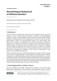 Neurobiological Background of Affective Disorders