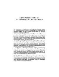 New Directions in Development Economics